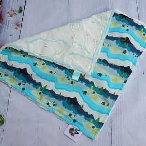 NEW Handmade Boho Mountains Luxe Minky Lov…